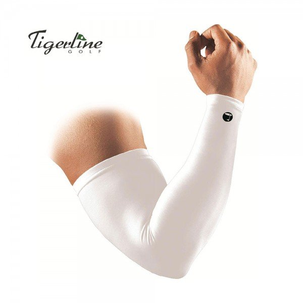 Tigerline Arm Sleeves - White